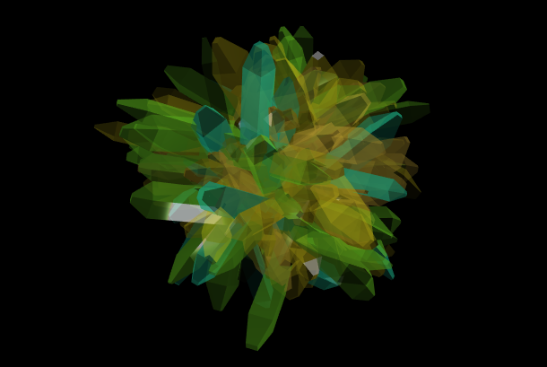 How to Implement a 3D Crystal Sphere Based on Three.js and HTML5 Canvas