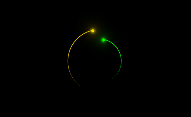 How to Realize the Loading Animation of Luminous Line Rotation in CSS3