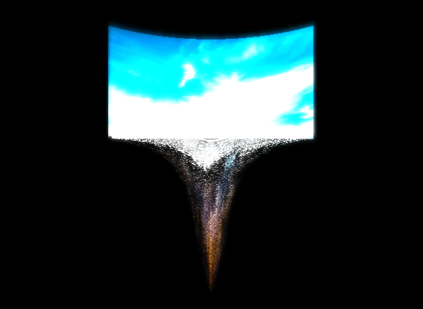 HTML5 Canvas Image Particle Hourglass Animation